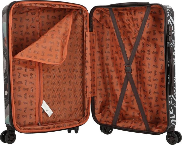 Image du produit Anekke Viaje 4 Rollen Kofferset 2-teilig mit Dehnfalte (91 l, L (90 - 115l))