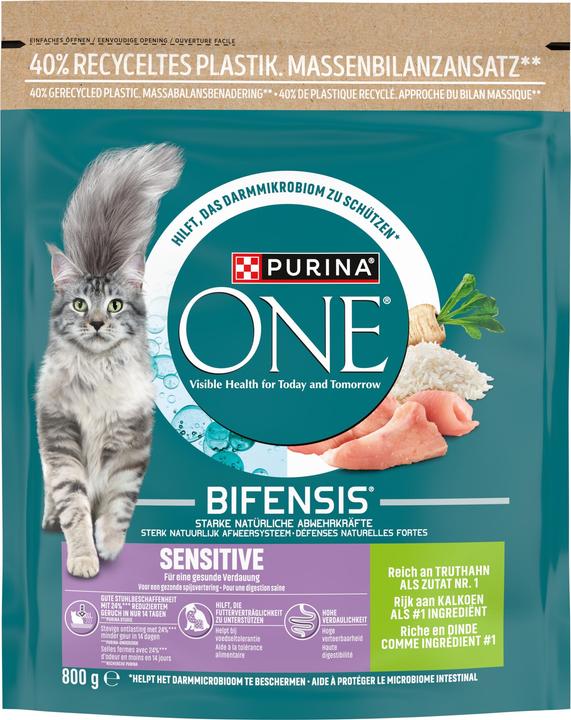 Purina ONE Sensitive turkey and rice (Senior, Adult, 1 pcs., 800 g)