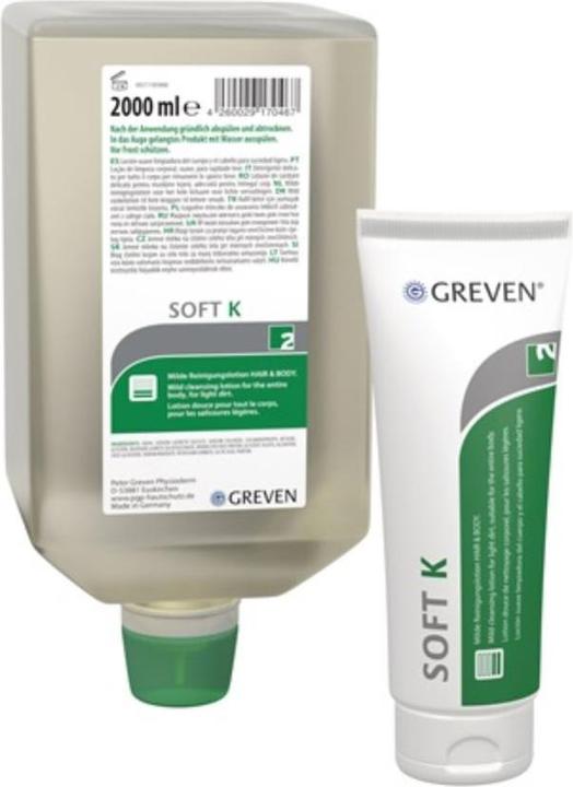 Actual product image PGP GREVEN® SOFT whole body cleansing lotion 2 l Vario bottle (2000 ml)