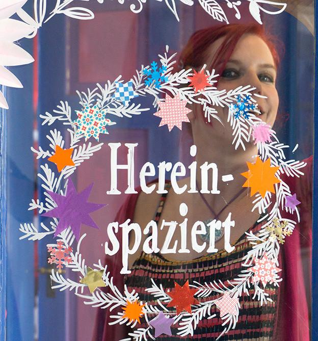 Produktbild Vorlagenmappe Fensterdeko mit dem Kreidemarker - Fröhliche Weihnachten (Deutsch, Bine Brändle, 2016)