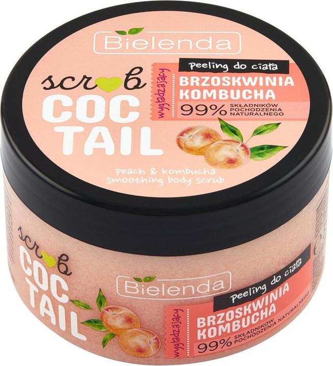 Actual product image Bielenda Scrub Coctail Smoothing Body Scrub Peach & Kombucha