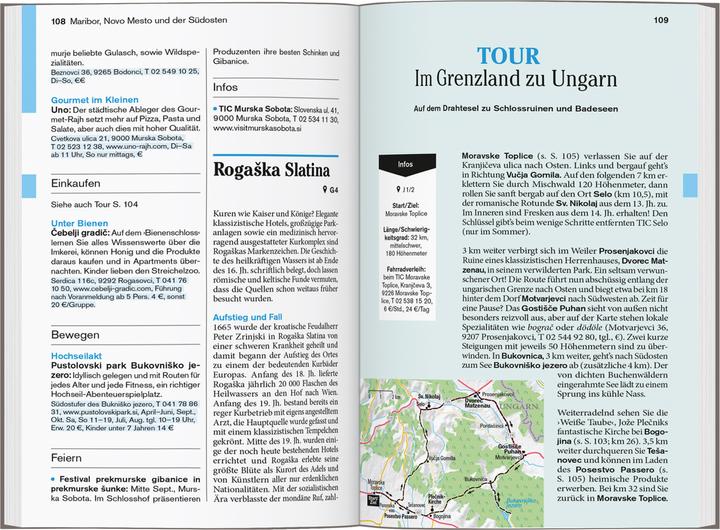 Produktbild Reise-Taschenbuch Reiseführer Slowenien & Istrien (Deutsch, Daniela Schetar, 2024)