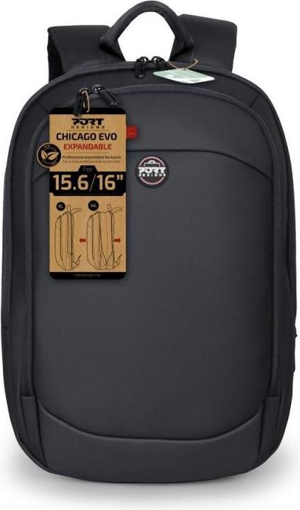 Image du produit Port Designs Chicago Evo Sac à dos pour ordinateur portable 15.6/16p Expandable (6 l)