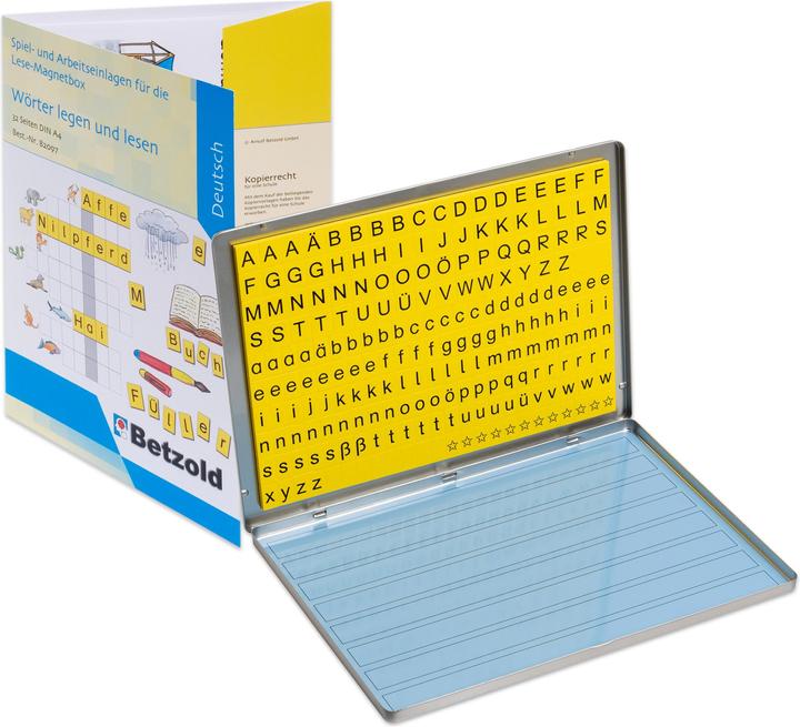 Immagine prodotto Betzold Scatola magnetica di lettura con 32 fogli di lavoro (Tedesco)