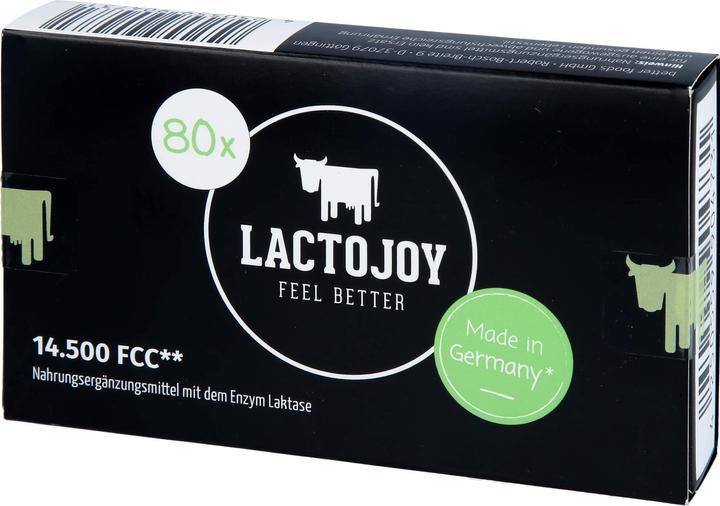 Produktbild Lactojoy Laktase (80 Stück, Tabletten)