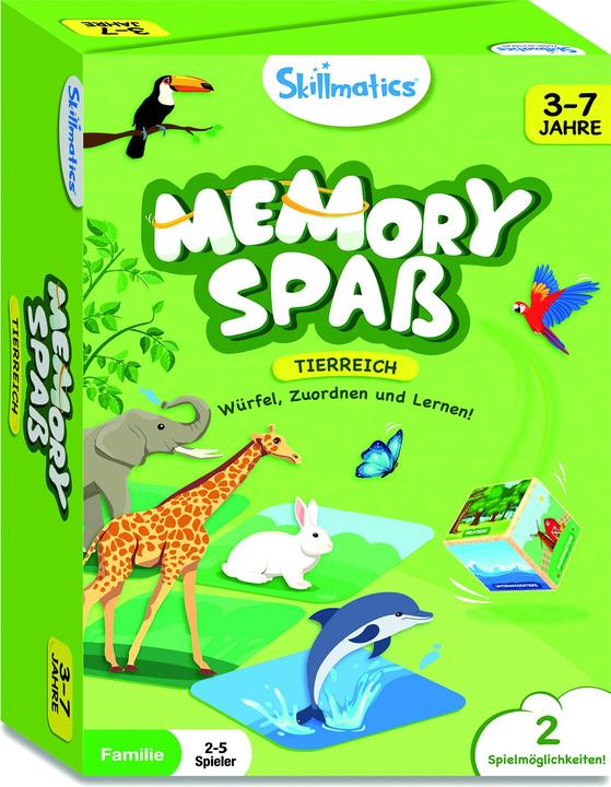 Actual product image Skillmatics Animal Kingdom Memory Fun, d (German)