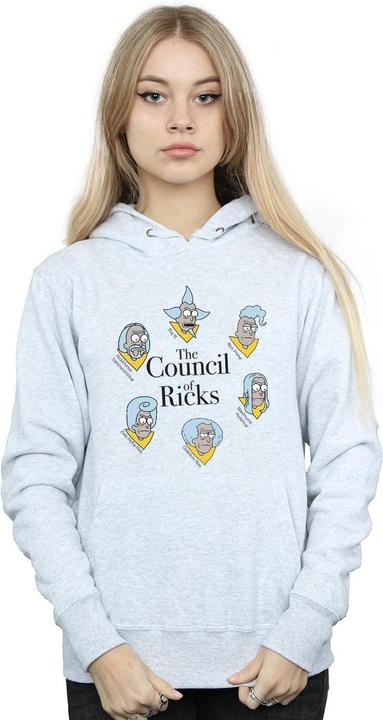Actual product image Rick And Morty Womens/Ladies Council Of Ricks Hoodie (L)