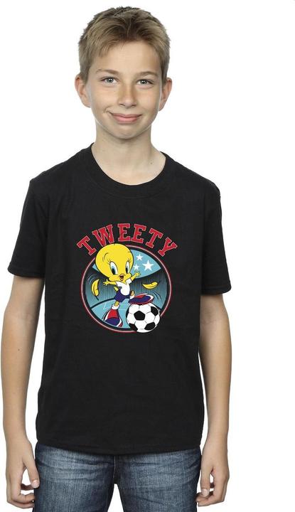 Actual product image Looney Tunes Boys Tweety Football Circle T-Shirt (128)