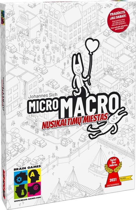 Produktbild Brain Games MicroMacro: a city of crime LT (Litauisch)