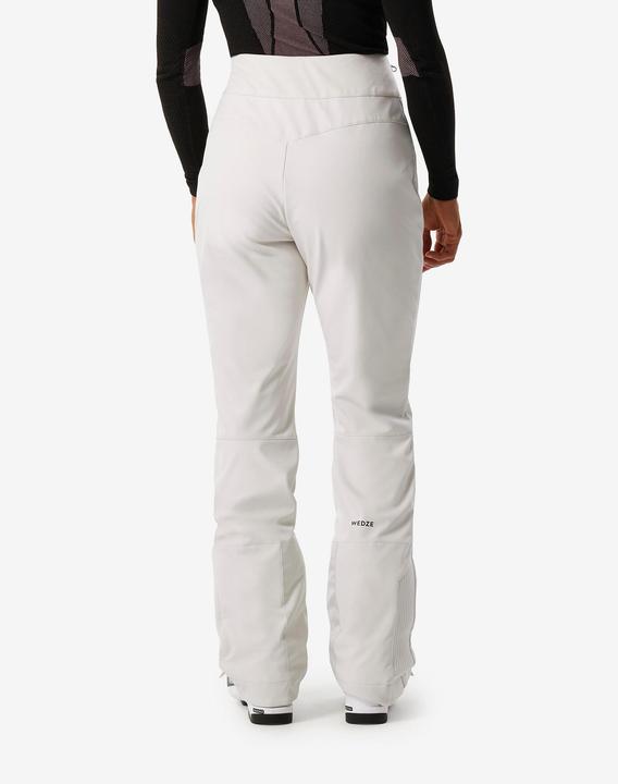 Actual product image Wedze Ladies' ski trousers warm and close-fitting - 500 beige (34)