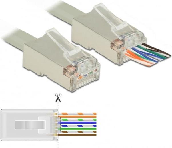 Image du produit Delock Connexion réseau (Câble réseau Connecteur)