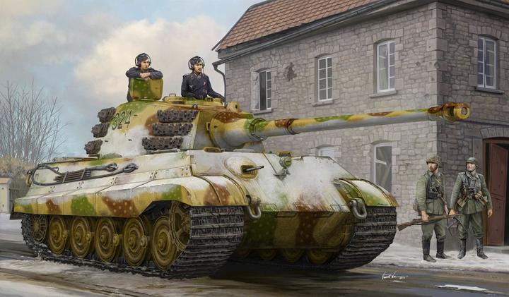 Actual product image Hobby Boss Pz.Kpfw.VI Sd.Kfz.182 Tiger II (Henschel Feb-1945 Production)