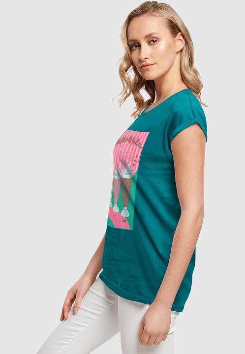 Actual product image Mister Tee MisterTee Ladies Milkshake Tee - Extended Shoulder Tee - 178079 (S)