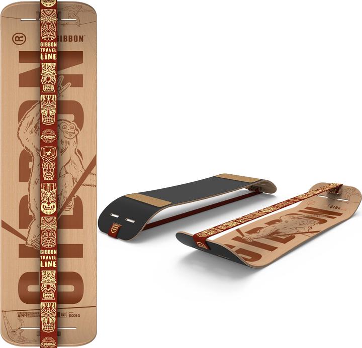 Actual product image Gibbon Gboard Set Roots Rocker Travel (1.06 m)