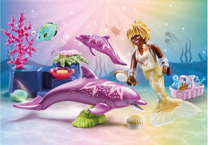 Actual product image Playmobil Mermaid with Dolphins (71501, Playmobil Princess Magic)