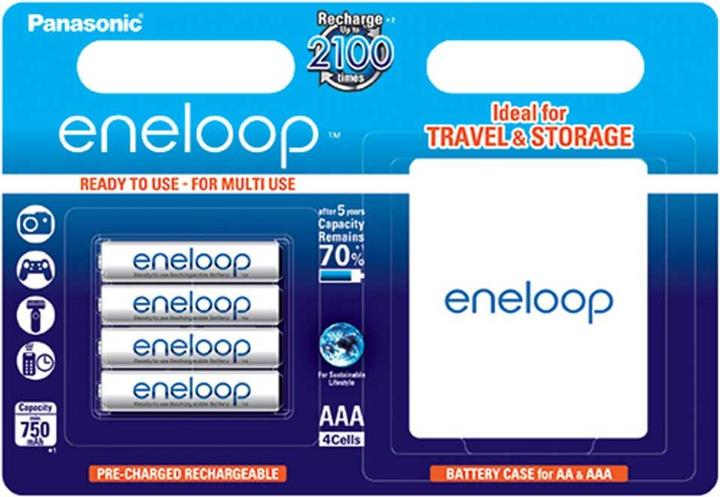 Image du produit Panasonic eneloop & Box (4 pcs, AAA, 800 mAh)