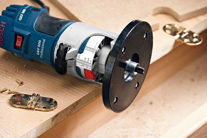 Actual product image Bosch Professional Edge router GKF 600, with carrying case