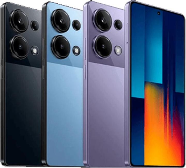 Immagine prodotto Xiaomi Poco M6 Pro (512 GB, Purple, 6.67", Doppia SIM Ibrida, 64 Mpx, 4G)
