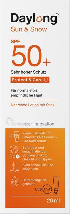 Immagine prodotto Daylong Sole e neve (Crema solare viso, SPF 50+, 20 ml, 40 g)