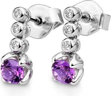 Produktbild Breuning OHRSCHMUCK - E.AMETHYST/Brill. 0,09 Ct. H/si (585, - Gold)