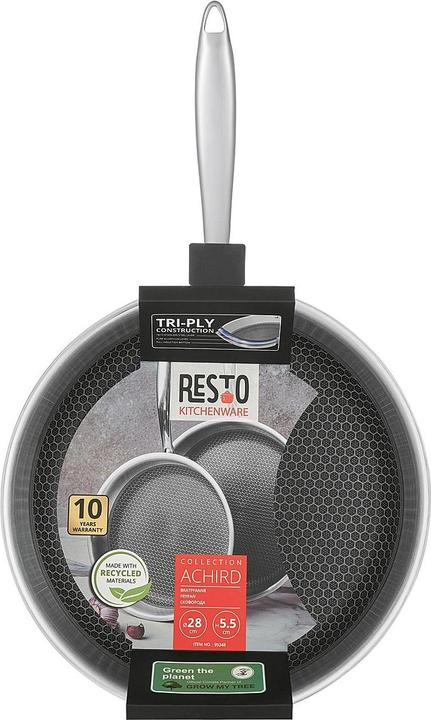 Actual product image Resto Kitchenware RESTO frying pan ES Ø28cm (28 cm, Frying pan, Stainless steel)