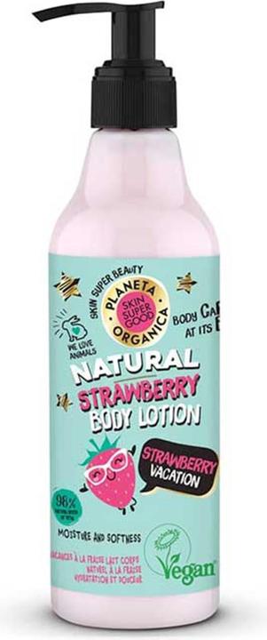 Actual product image Planeta Strawberry Vacation (Body milk, 250 ml)