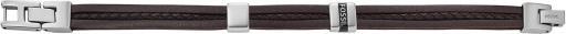 Image du produit Fossil Bracelet de bijoux (21.30 cm, Acier inoxydable, Cuir)