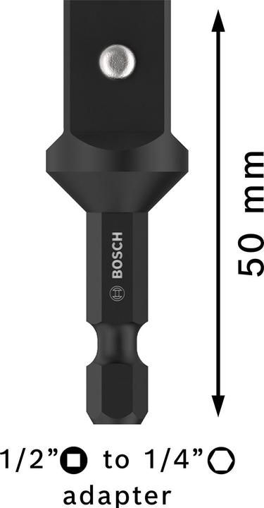 Immagine prodotto Bosch Professional Zubehör Adattatore per presa PRO con attacco a spillo, 1/2", 50 mm