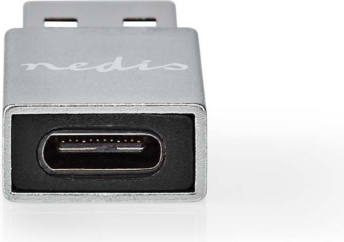 Immagine prodotto Nedis Adattatore da USB-A a USB-C, 5Gbps - Argento (USB-A, USB tipo C)