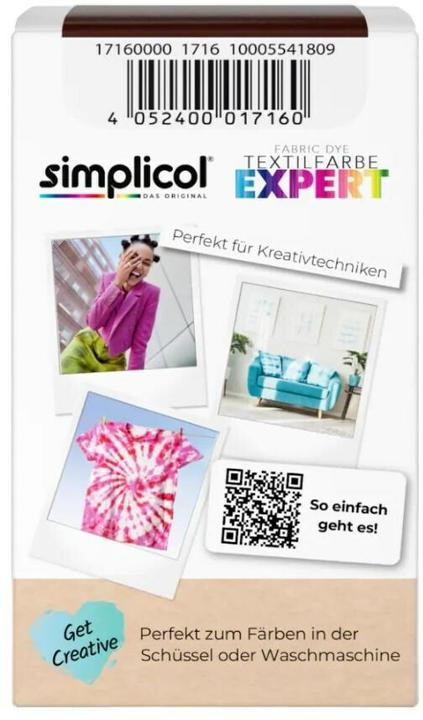 Produktbild Simplicol Textilfarbe expert (Nussbraun, 150 ml)