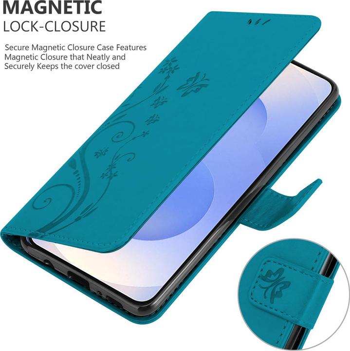 Actual product image Cadorabo Case for Samsung Galaxy S25 Flower Book (Samsung Galaxy S25)