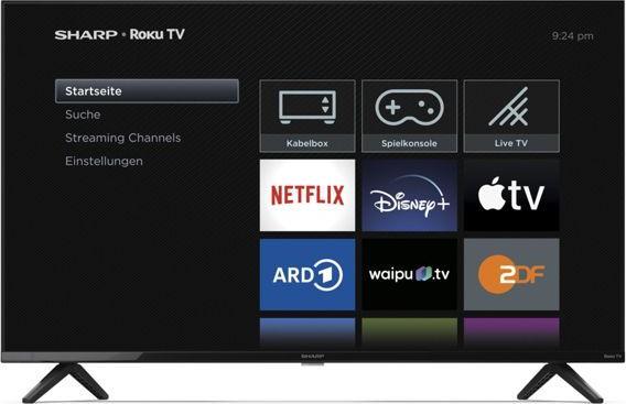 Immagine prodotto Sharp 43GD2225E 43" FHD Roku Smart TV nero (43", LCD, Full HD)