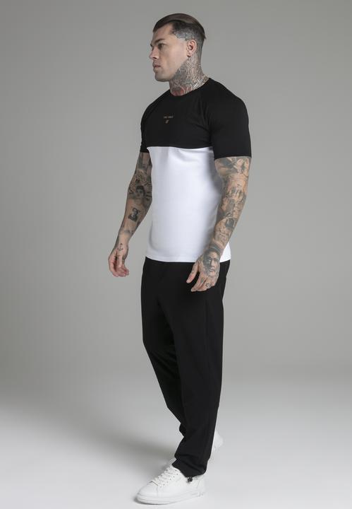 Produktbild Siksilk T-Shirt Cut and Sew T-Shirt in Black, White (M)