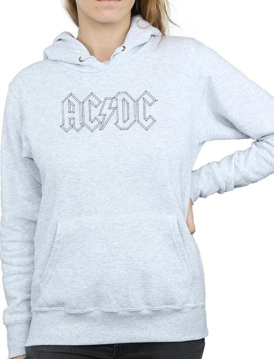 Produktbild AC/DC Schwarz Outline Logo Hoodie (L)