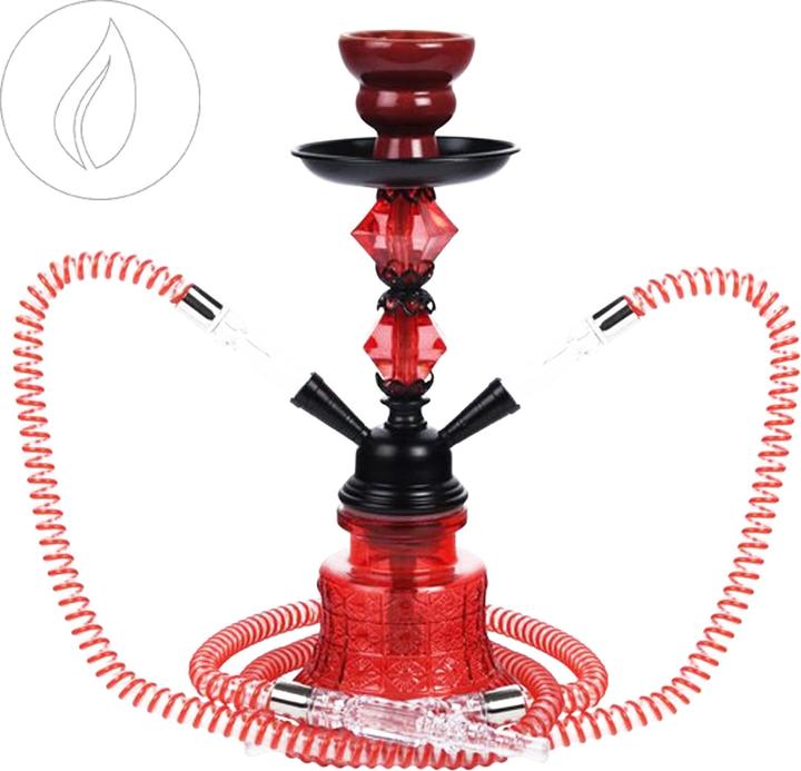 Moosmayr Shisha to Go sz 30cm 2 connettori in PVC + custodia in alluminio (30 cm)