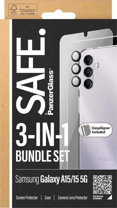Image du produit Safe Verre de bord à bord + étui (1 pièce(s), Samsung Galaxy A14 5G)