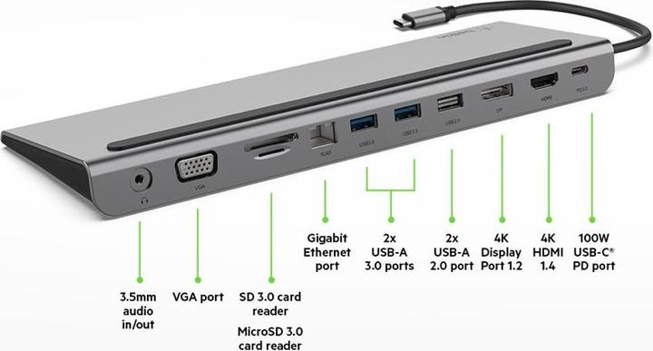 Productafbeelding Belkin Verbind (USB-C, 11 Havens)