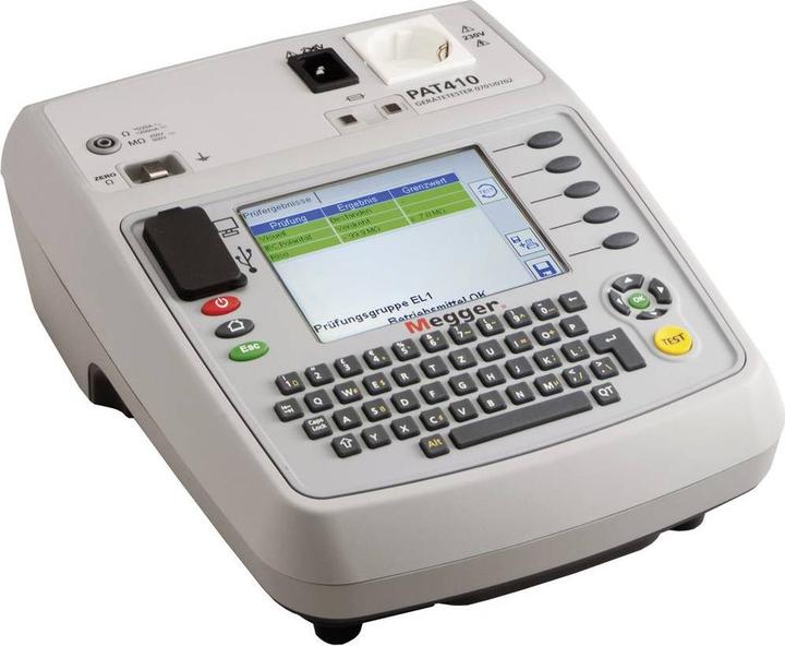 Actual product image Megger PAT410, Gerätetester Schweizer Ausführung