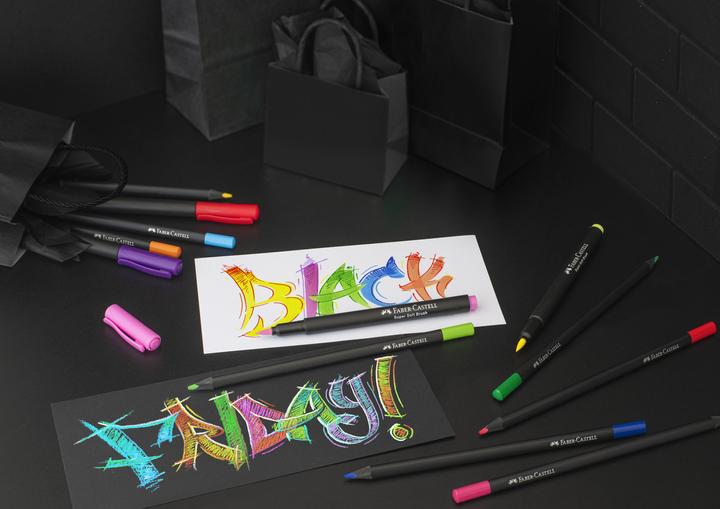 Actual product image Faber-Castell Brush Pen Black Edition (Multicoloured, 20 x)
