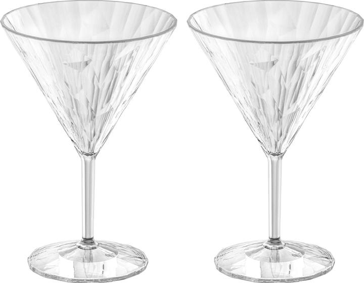 Actual product image Koziol Cocktail glass Superglas Club No. 12, 250 ml, 2 pieces (2.50 dl, 2 x, Martini glasses)