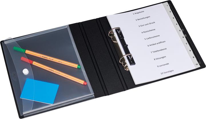 Image du produit Kolma Classeur à anneaux Selection A5 Recycling 2 anneaux hauteur de remplissage 3 cm noir (A5, 30 mm, 1 pièce(s))