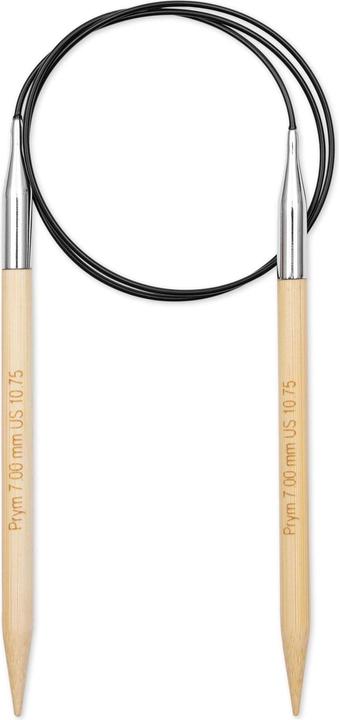 Prym Rundstricknadel BAMBUS 7.00 mm, 80 cm