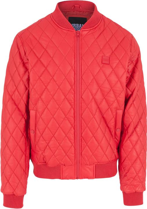 Actual product image Urban Classics Diamond Quilt Leather Imitation Jacket (M)