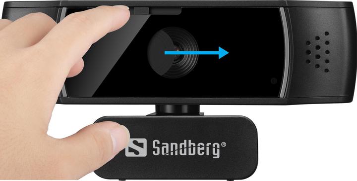 Immagine prodotto Sandberg Webcam USB Autofocus DualMic 2,07 MP 1920 x 1080 Pixel USB 2.0 Nero (2.10 Mpx)
