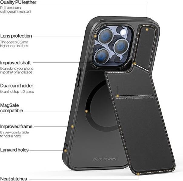 Produktbild Dux Ducis Rafi II Mag Series PC und TPU hardcase Hülle (Apple iPhone 15 Pro Max)