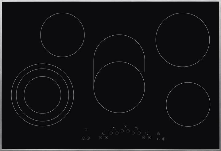 Actual product image Amica Glass ceramic hob with frame 77 x 50.5 cm 5 cooking zones KMC 745 100 E