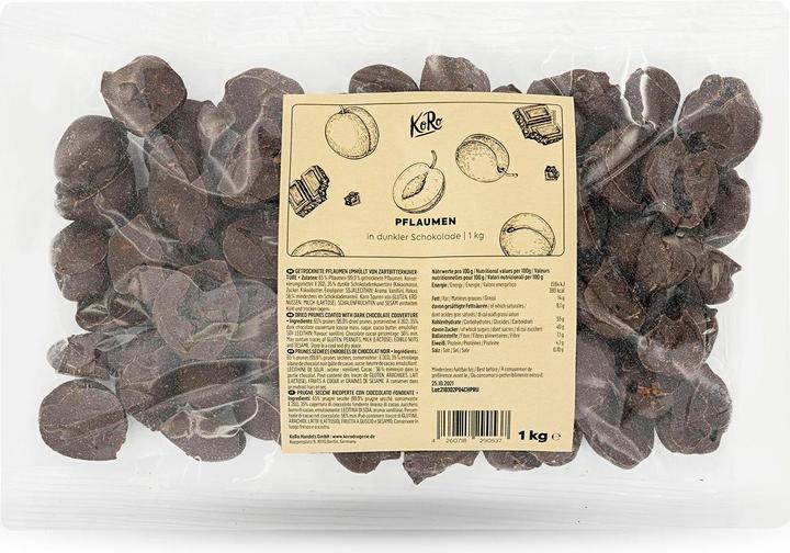 Immagine prodotto KoRo Prugne secche ricoperte di cioccolato fondente (1000 g)