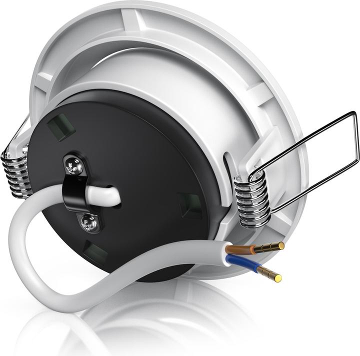Immagine prodotto Brandson Faretto da soffitto a LED, orientabile, bianco caldo 3000K, faretto da incasso 5W, luce da incasso (320 lm)