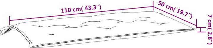 Immagine prodotto VidaXL Silas (110 x 50 x 7 cm)