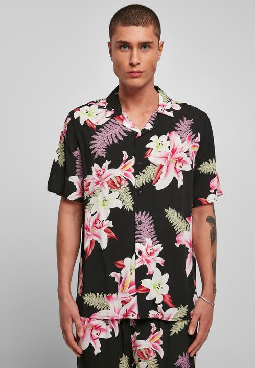 Produktbild Urban Classics Viscose AOP Resort Shirt (XS)
